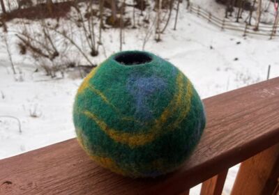Wet Felted Pod Workshop
